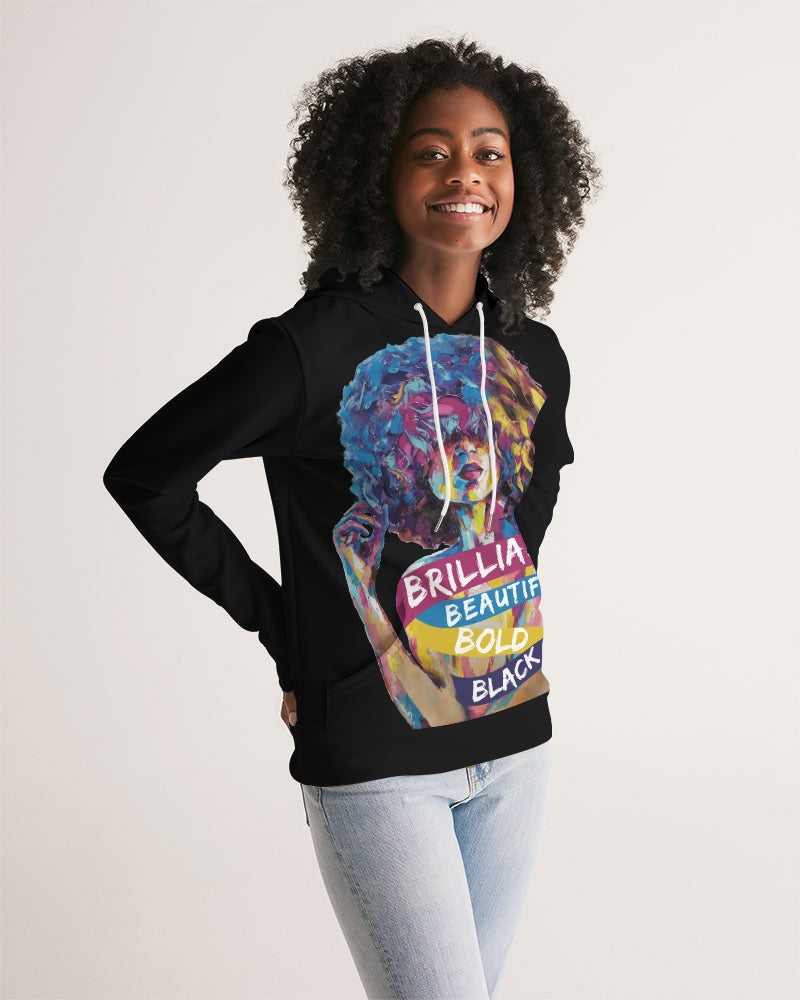 Wrapped in Brilliance Silky Black Hoodie