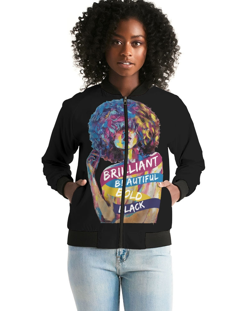 Wrapped in Brilliance Bomber Jacket