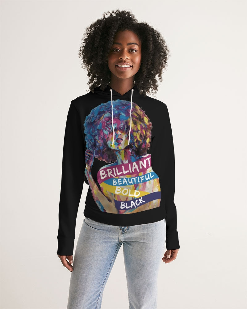 Wrapped in Brilliance Silky Black Hoodie
