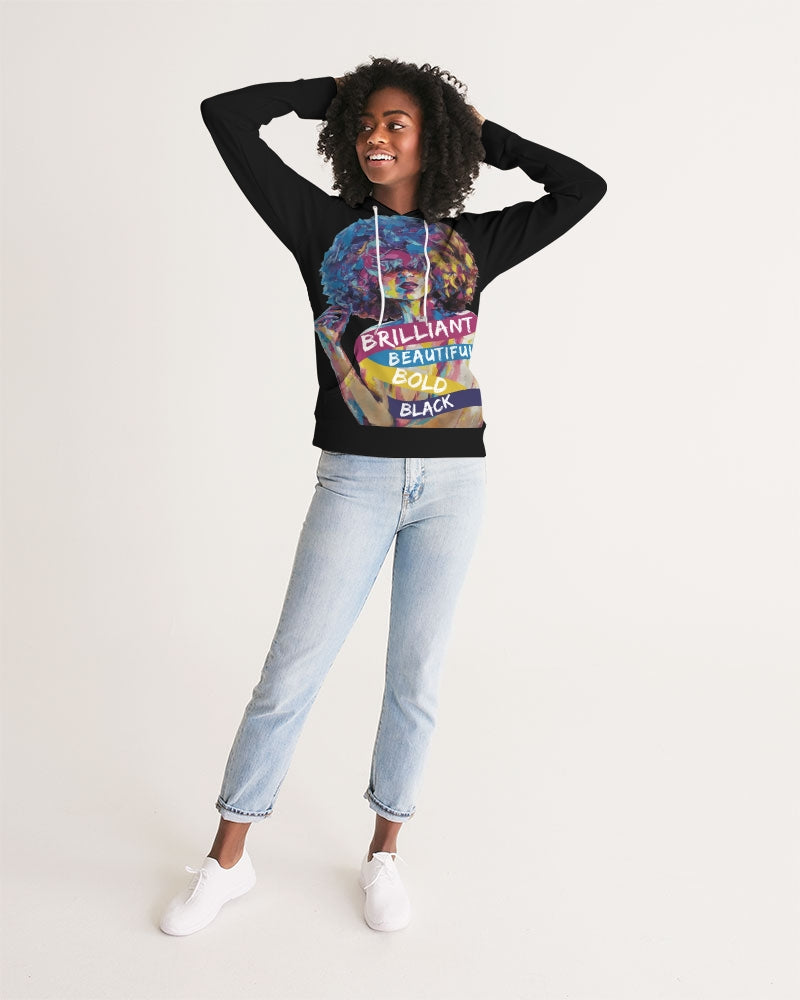 Wrapped in Brilliance Silky Black Hoodie