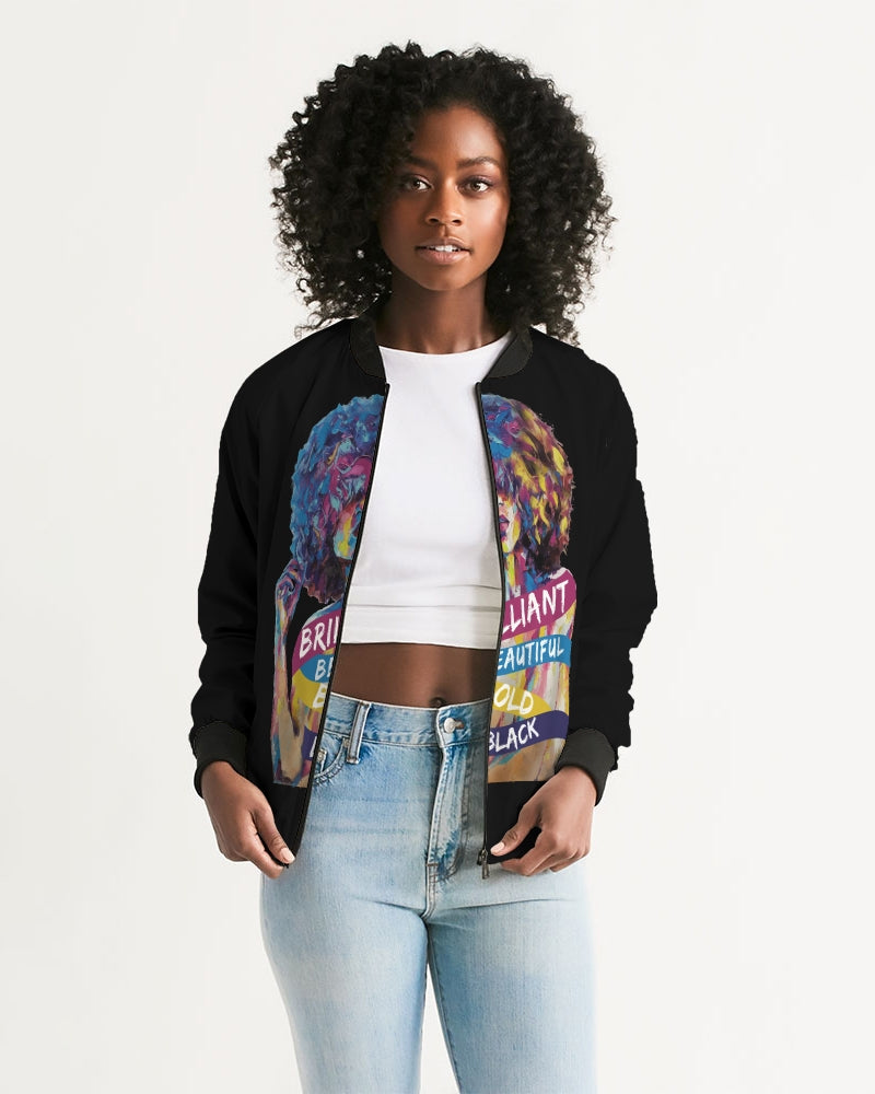 Wrapped in Brilliance Bomber Jacket