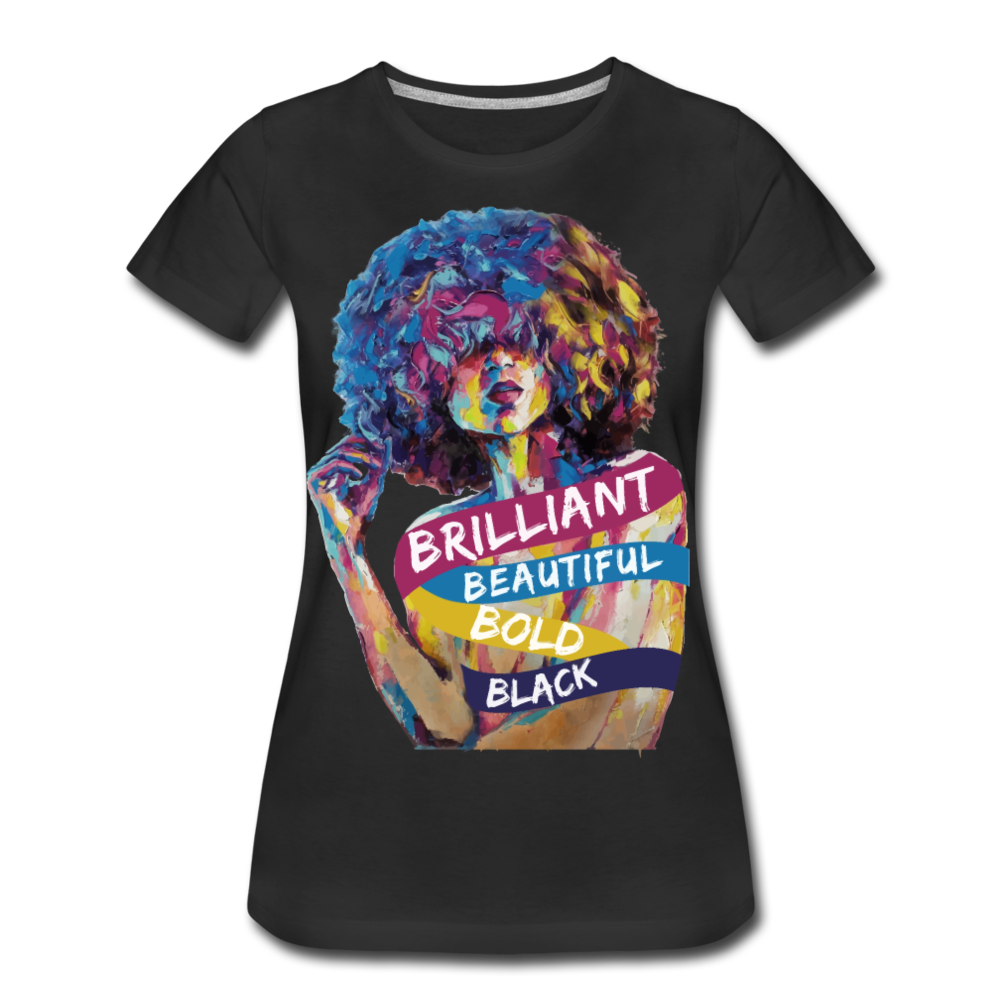 Wrapped in Brilliance Tee - black