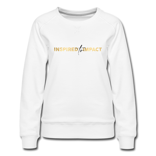 Inspired to Impact Premium Sweatshirt - white