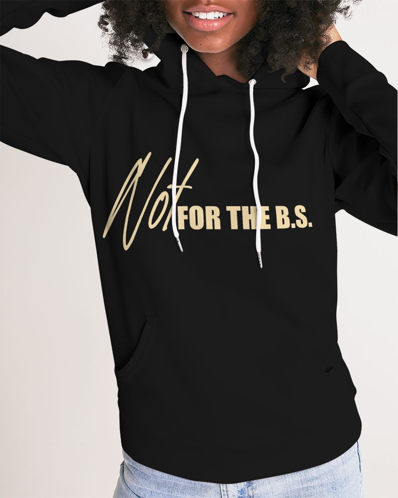 Not for the B.S. Silky Black Hoodie