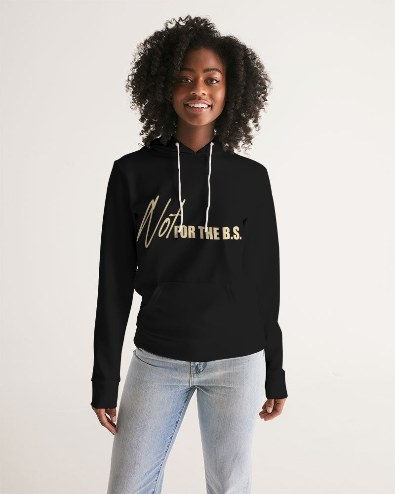 Not for the B.S. Silky Black Hoodie