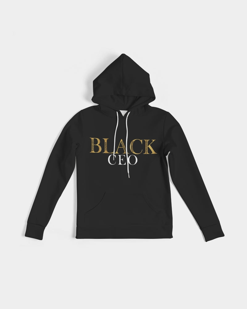 Black CEO Silky Hoodie in Black