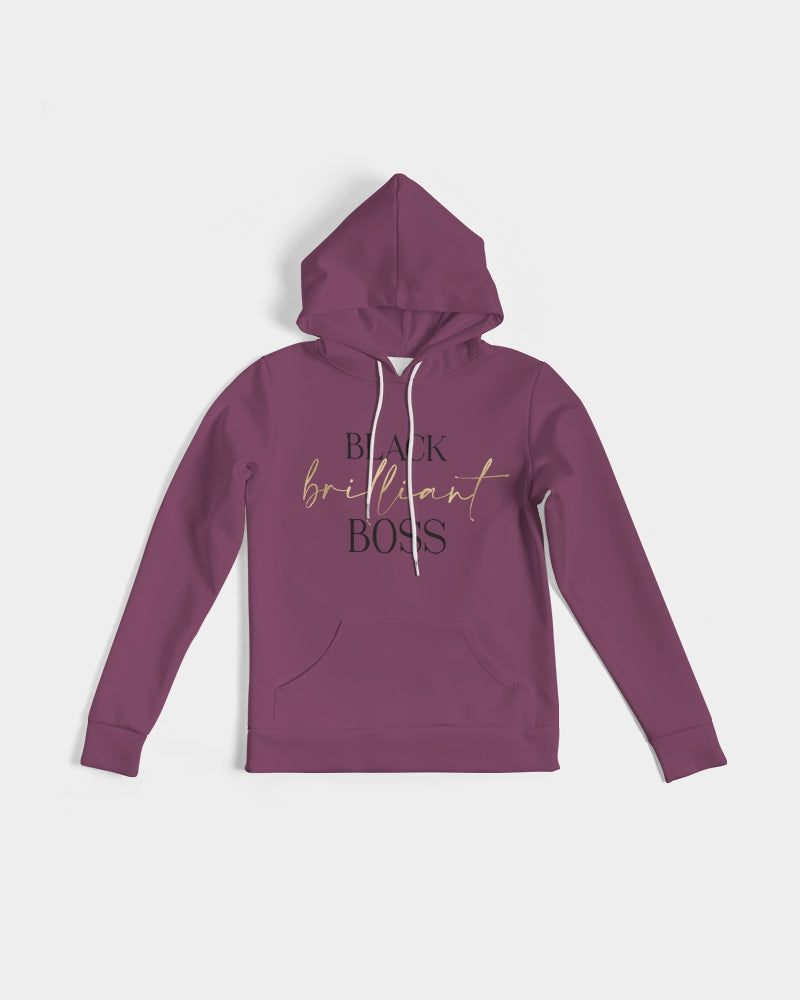 Black Brilliant Boss Silky Purple Hoodie