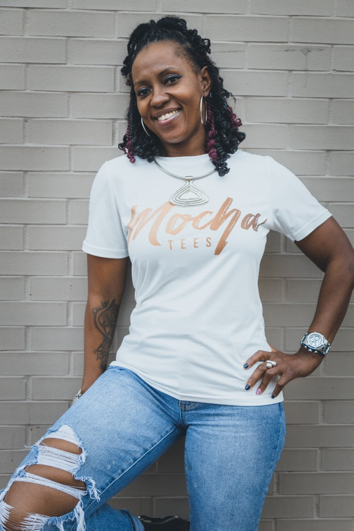 Hot Mocha Gold Silky Tee