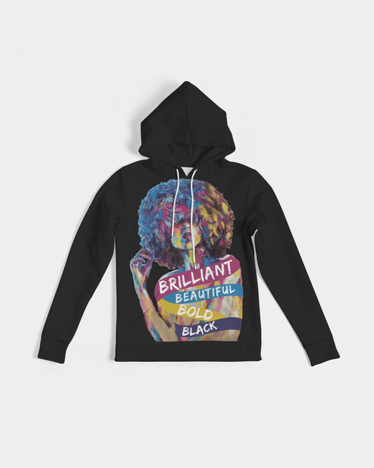 Wrapped in Brilliance Silky Black Hoodie