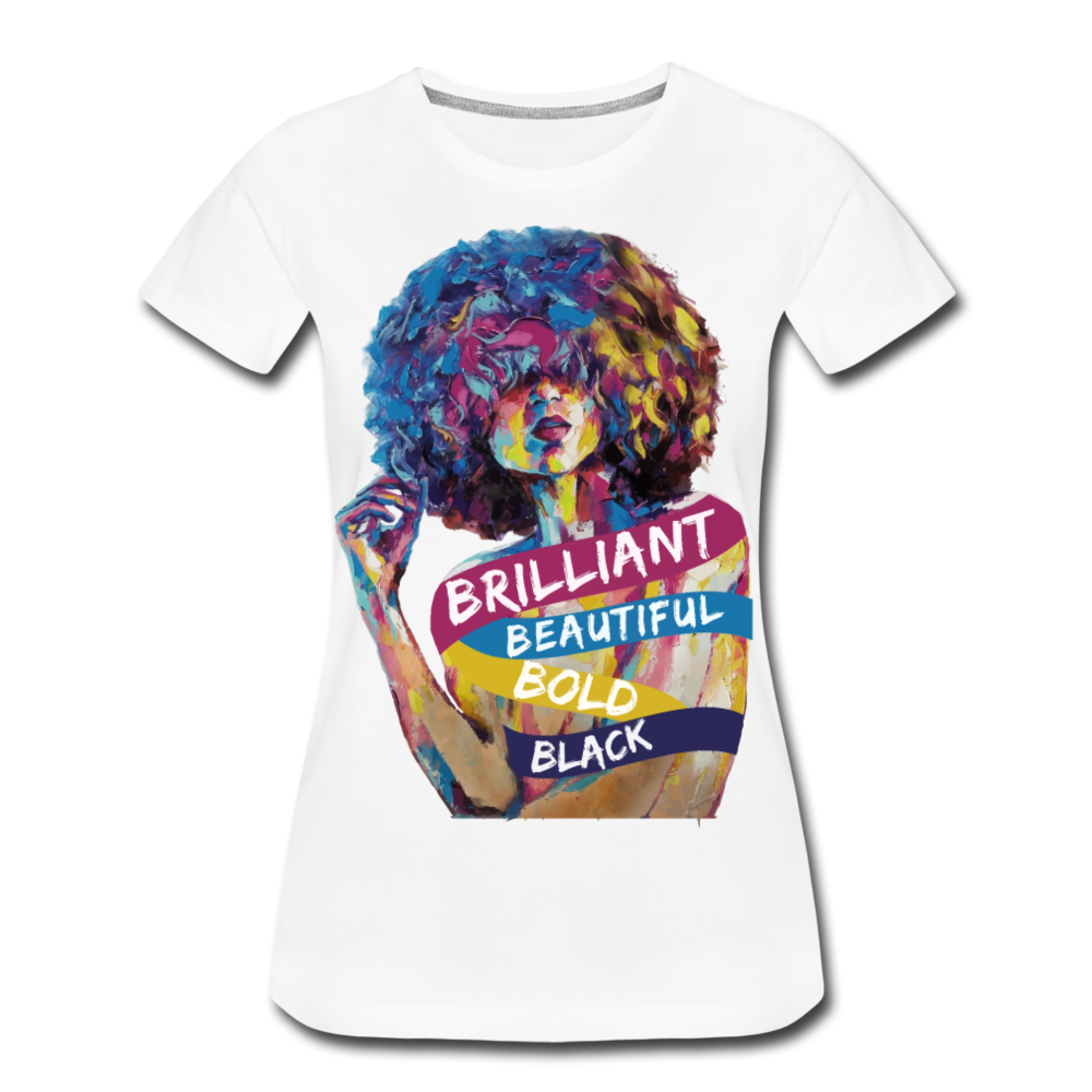 Wrapped in Brilliance Tee - white