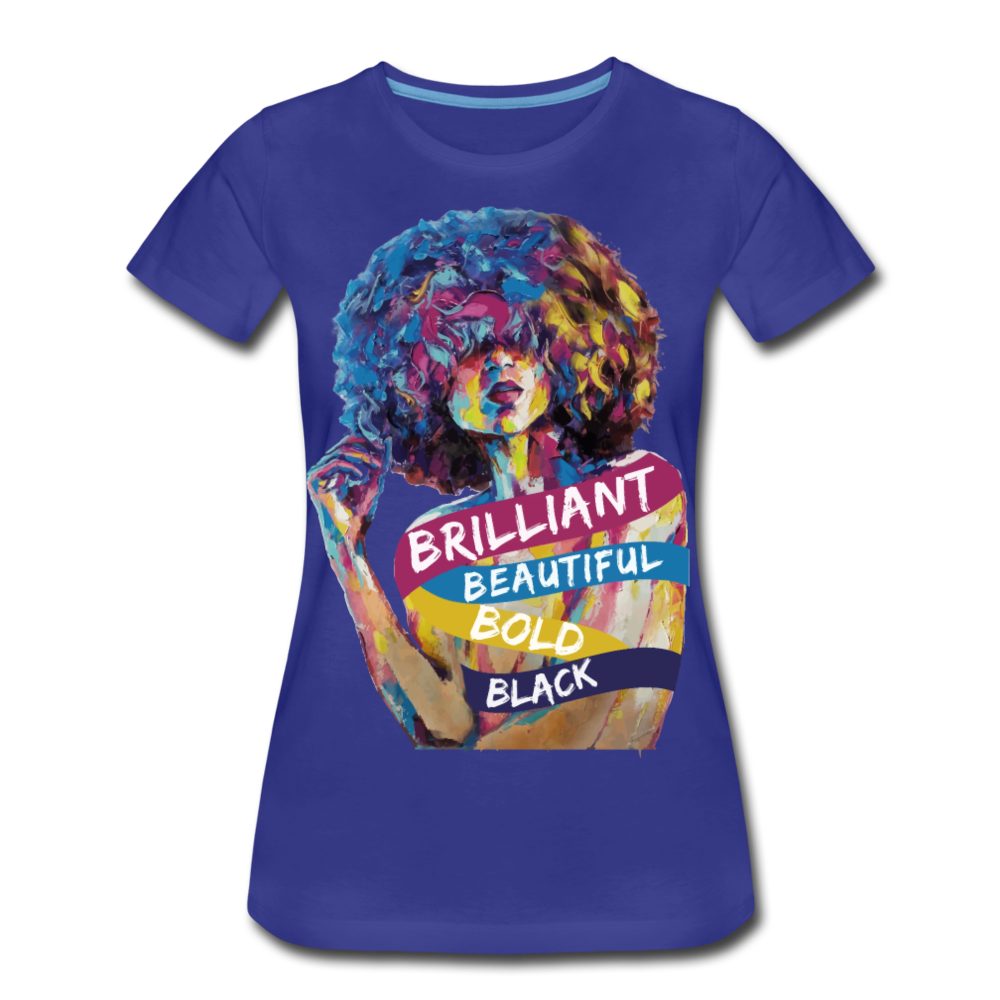 Wrapped in Brilliance Tee - royal blue
