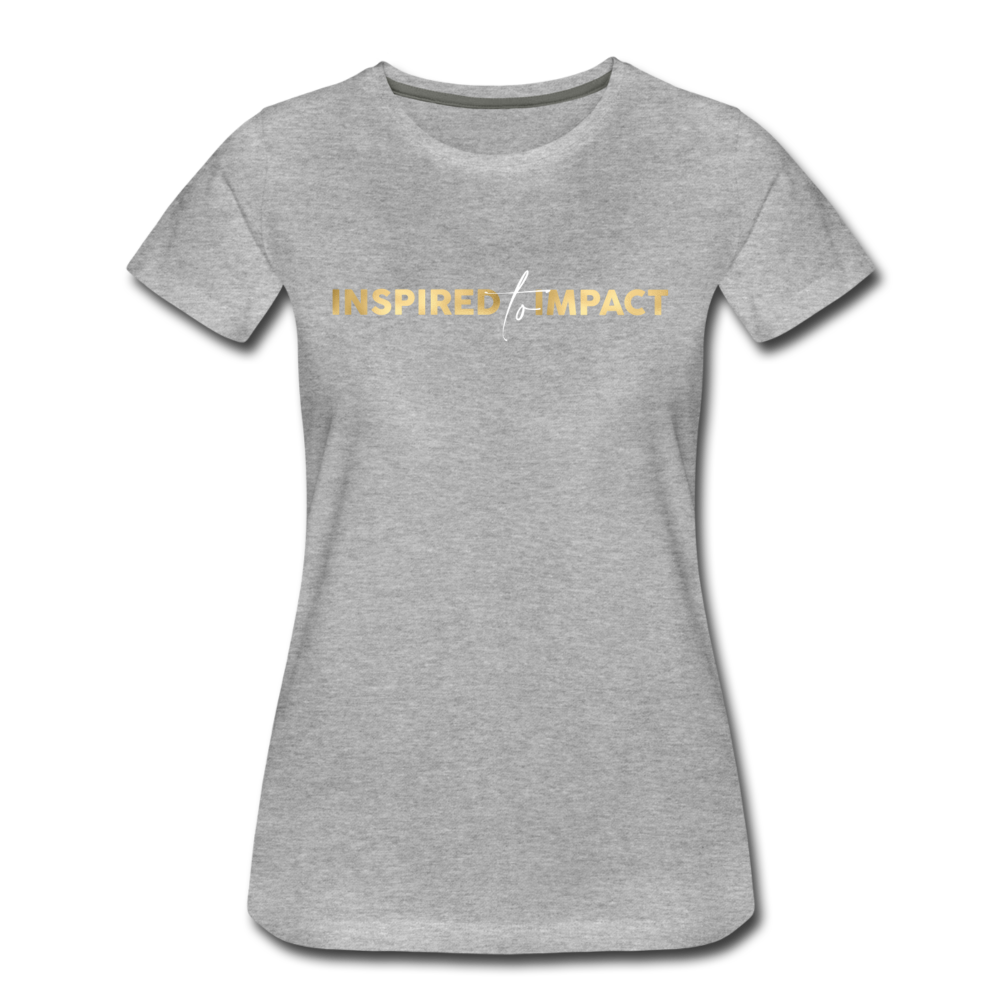 Inspired to Impact Cotten Tee - heather gray