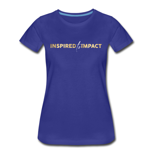 Inspired to Impact Cotten Tee - royal blue