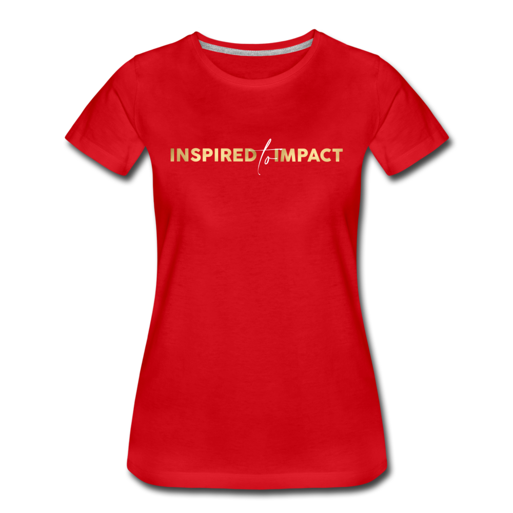 Inspired to Impact Cotten Tee - red