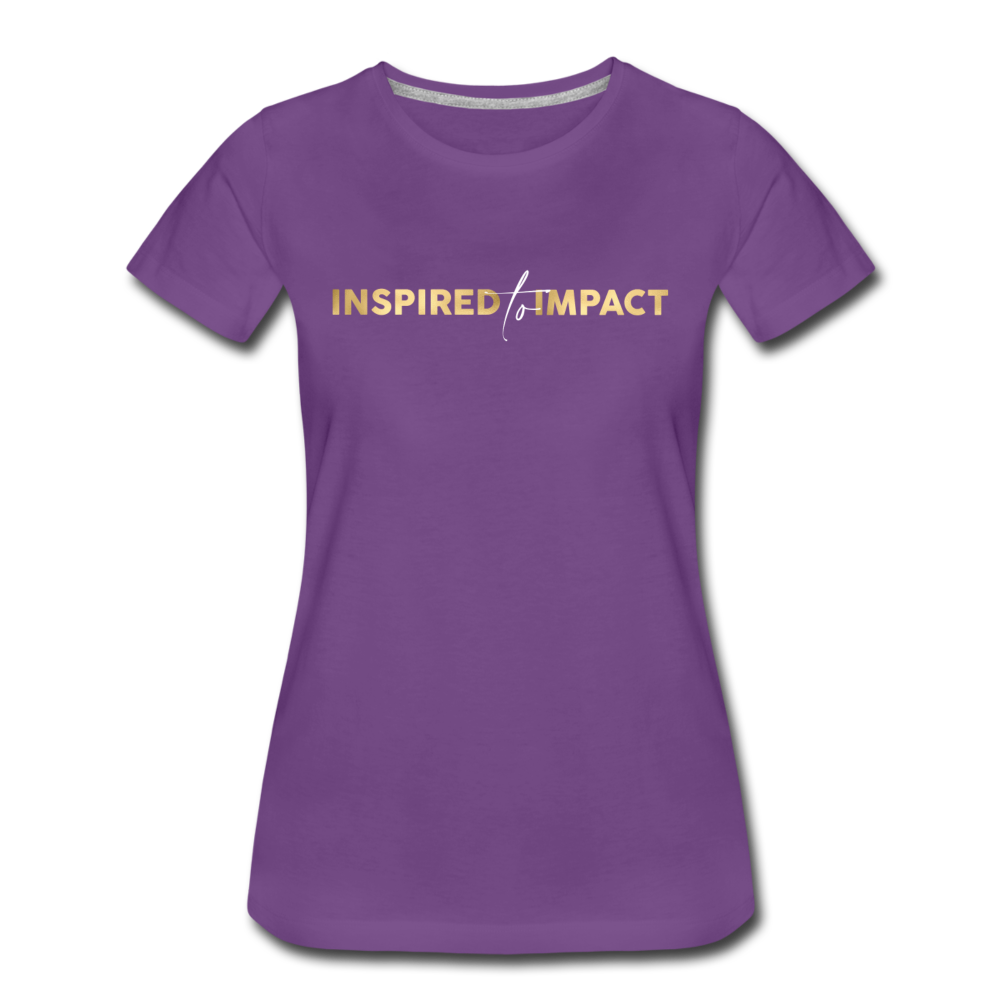 Inspired to Impact Cotten Tee - purple
