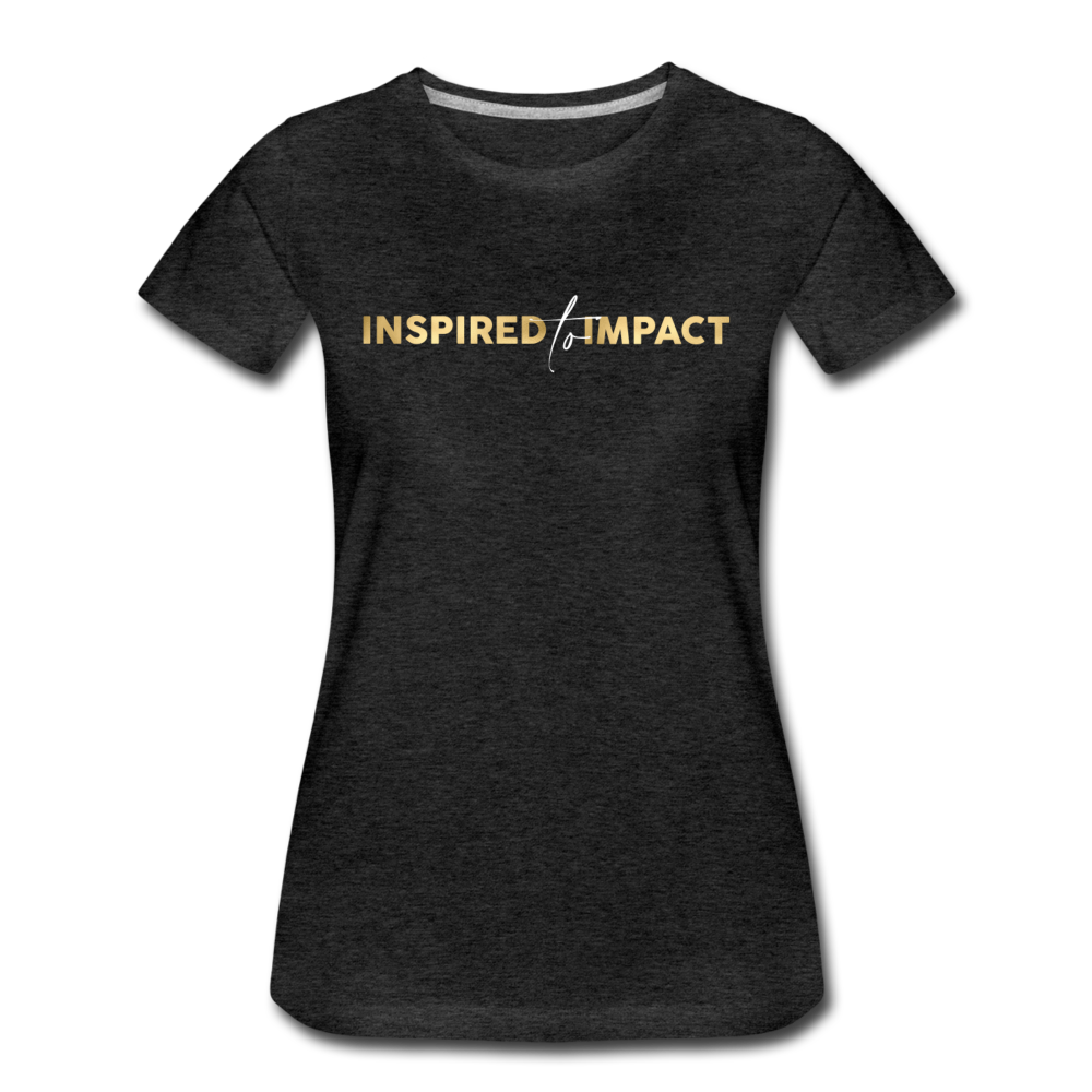 Inspired to Impact Cotten Tee - charcoal gray